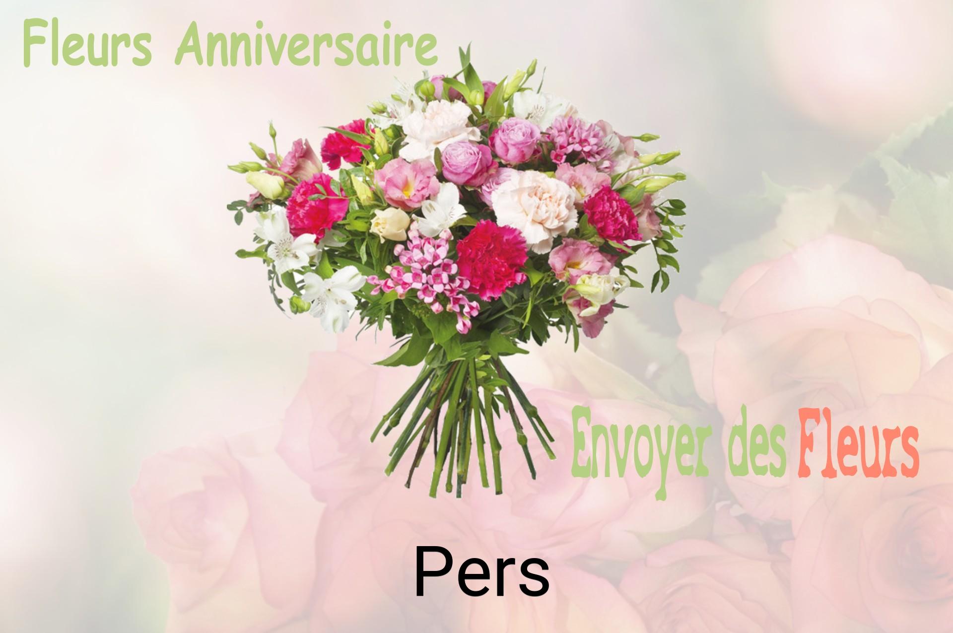 Bouquet de fleurs d’anniversaire livré à Pers