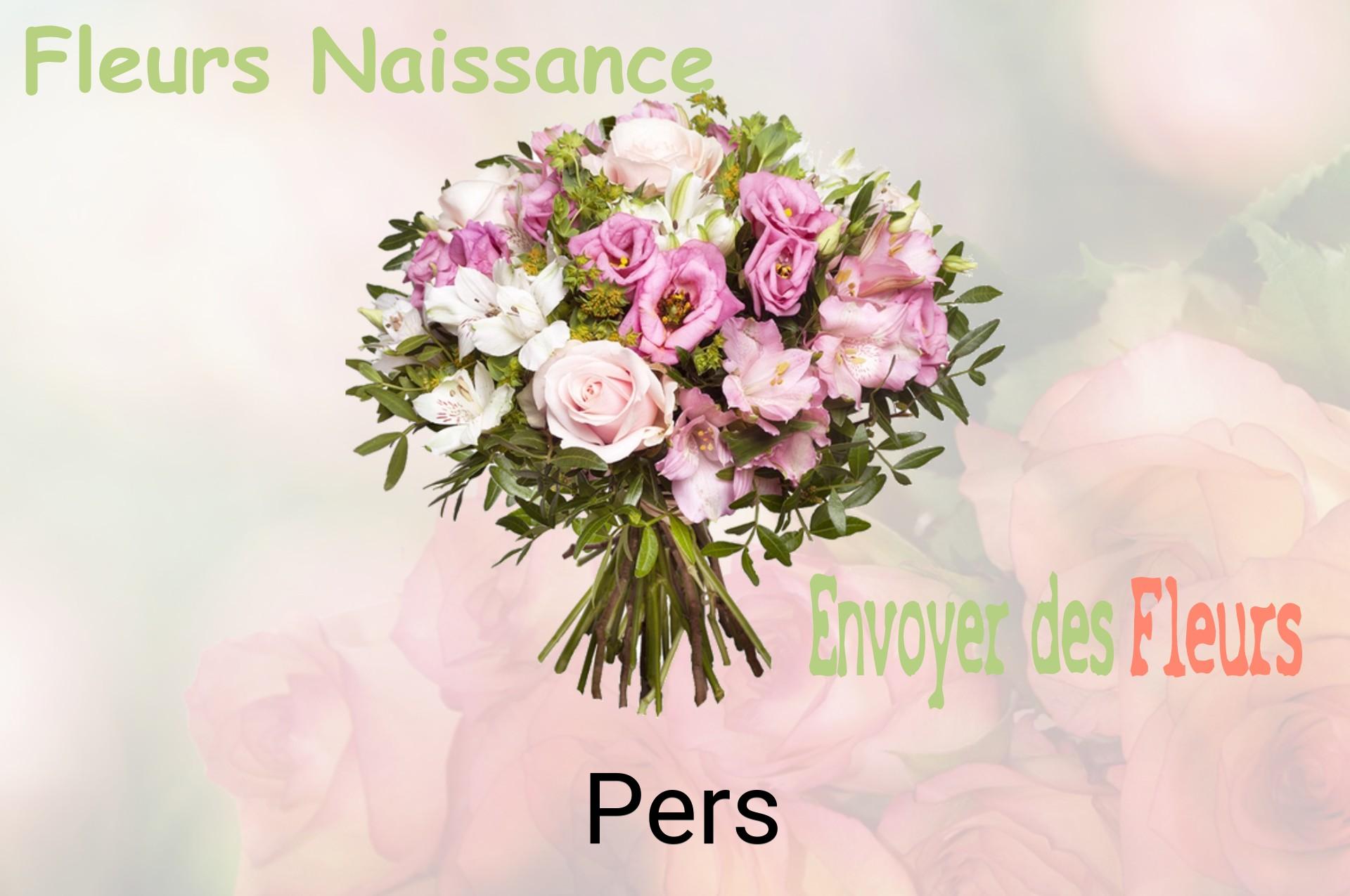 Bouquet de fleurs de naissance livré à Pers